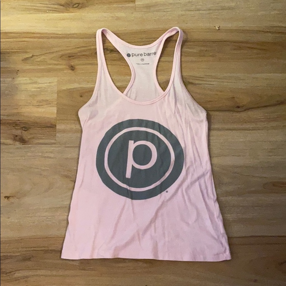 Pink pure barre tank